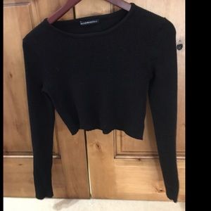 brandy melville black sweater 😍